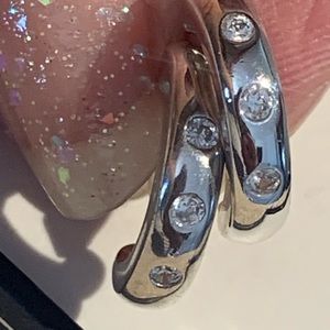 Sterling Silver Sparkle Earrings